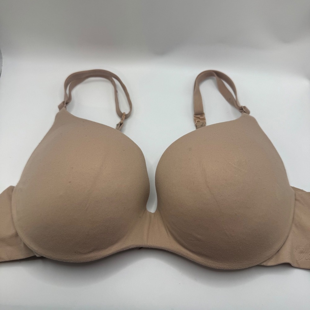 Victoria's Secret 34B Perfect Shape Bra Women Beige Underwire Convertible